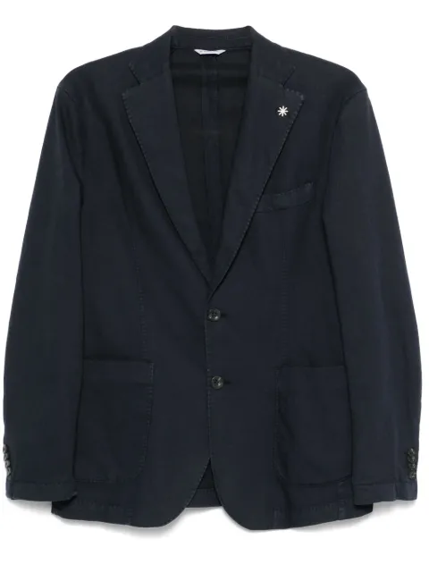 Manuel Ritz brooch-detail blazer