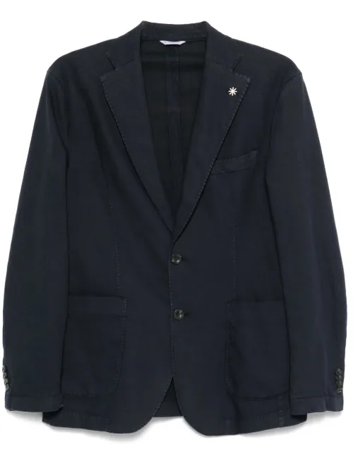 Blazer à détail de broche - Manuel Ritz - Modalova