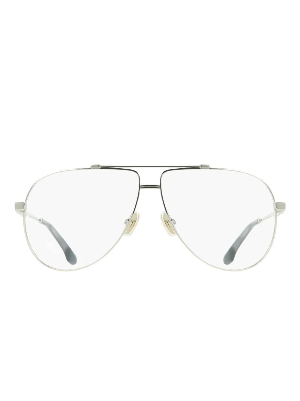 Victoria Beckham metal pilot-frame glasses - シルバートーン Victoria Beckham metal pilot-frame glasses - シルバートーン