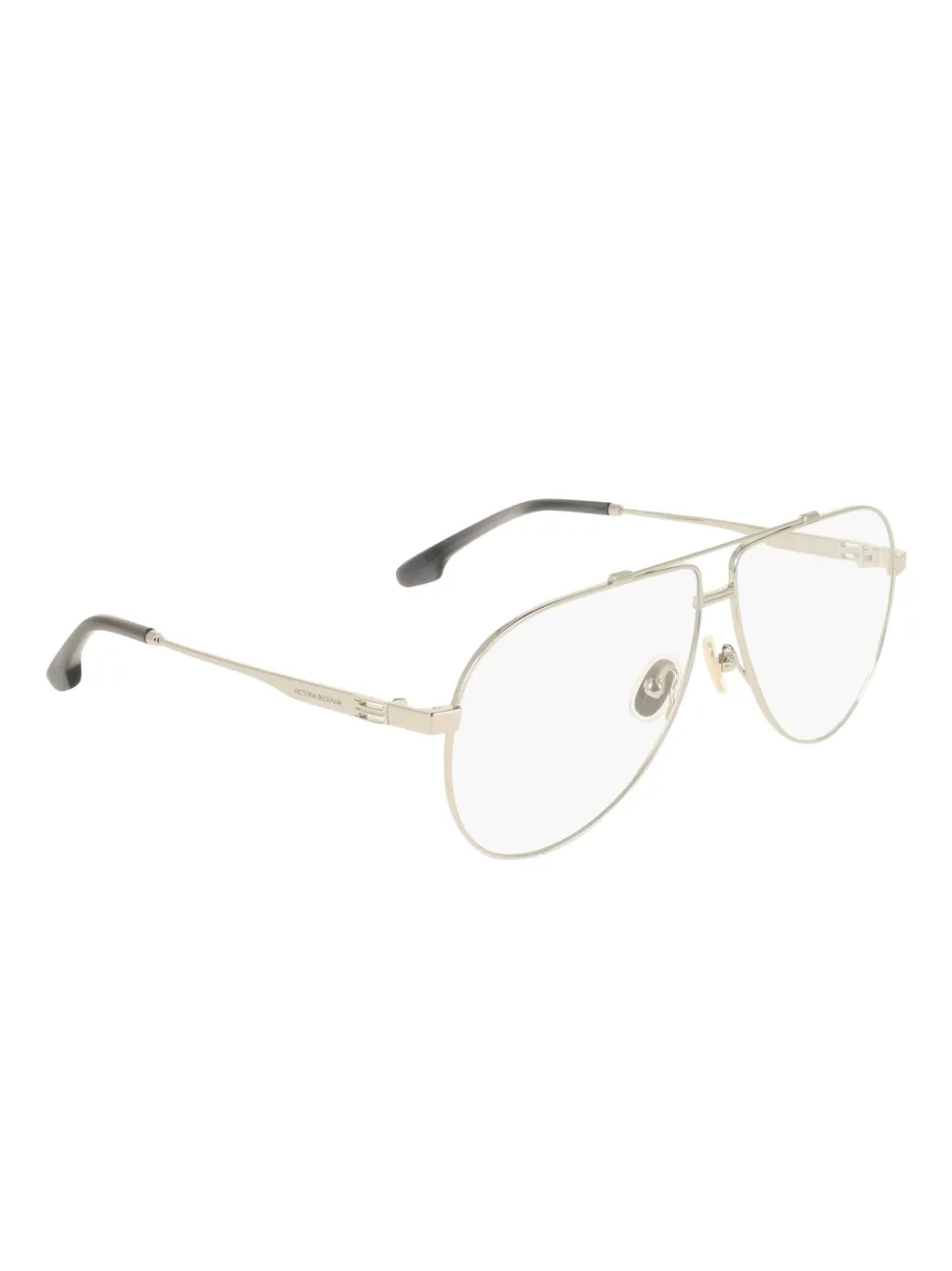 Victoria Beckham metal pilot-frame glasses Zilver