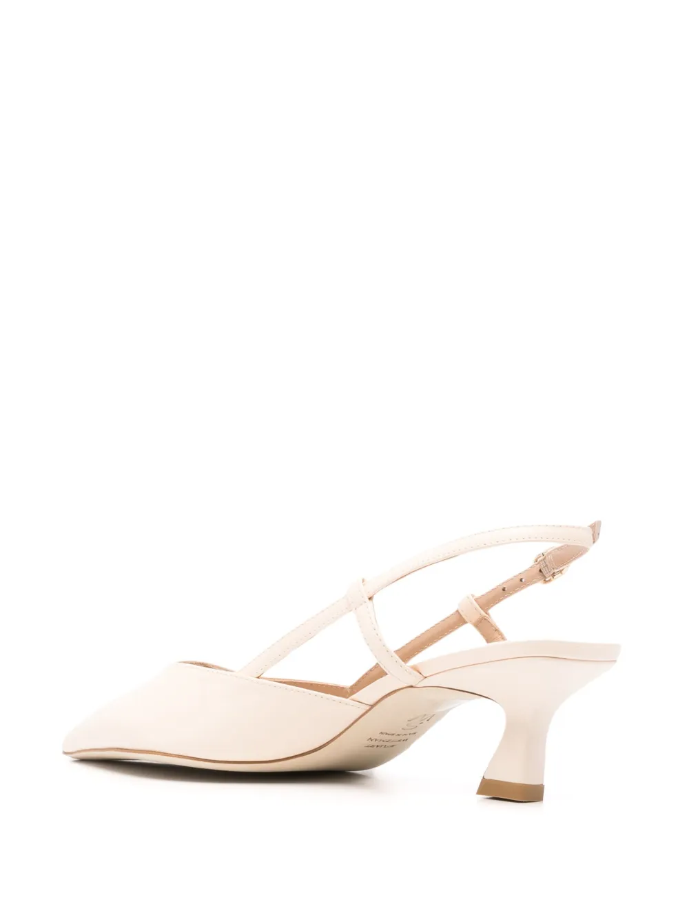 Stuart Weitzman 50mm Vinnie slingback pumps Neutrals