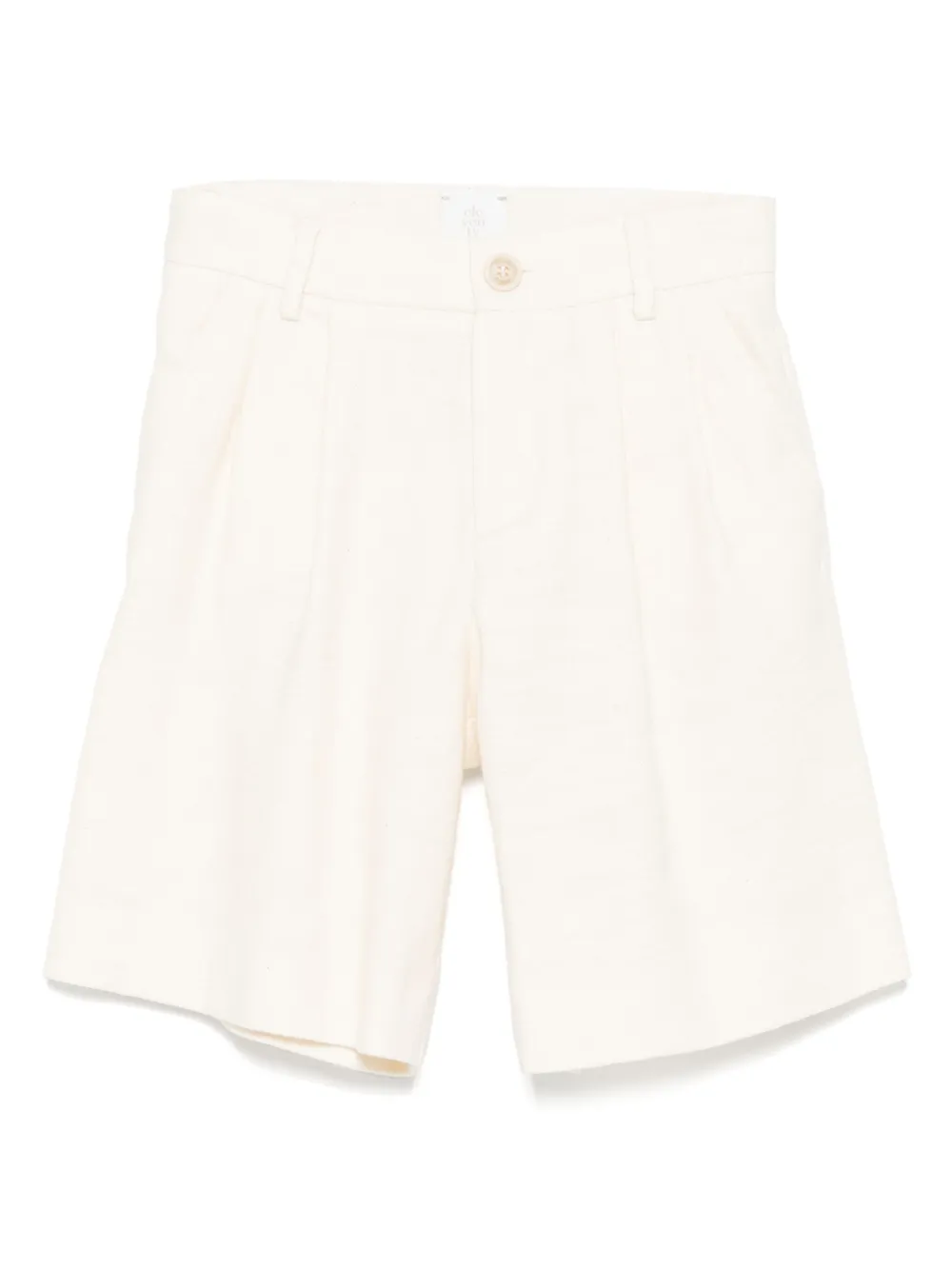 Eleventy Kids Geplooide shorts Beige