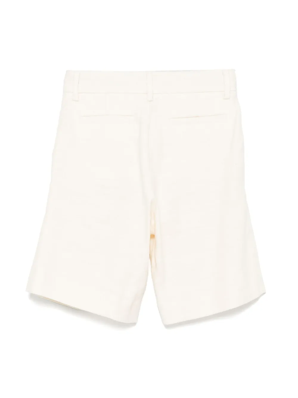Eleventy Kids Geplooide shorts Beige