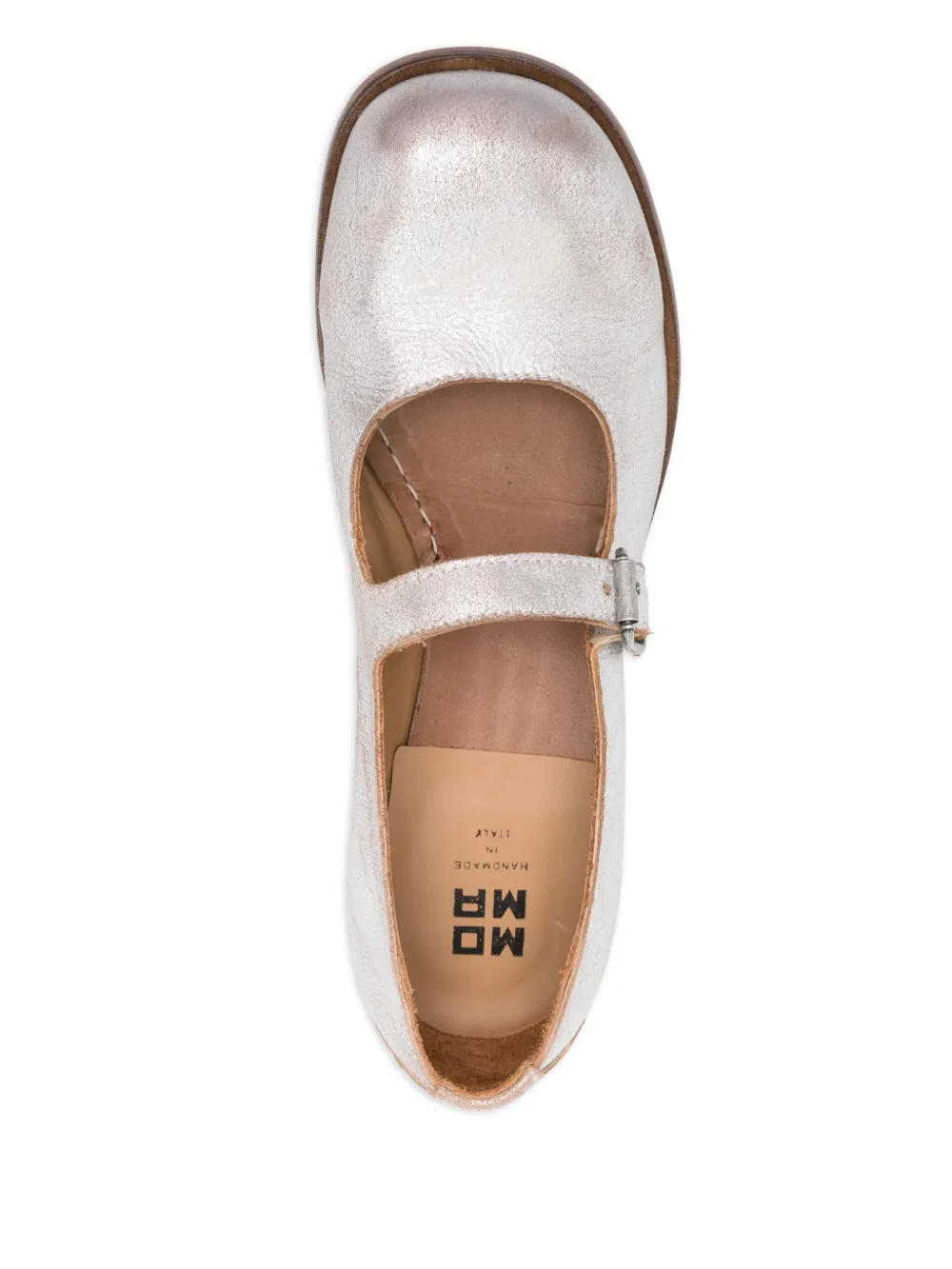 Moma Pigalle flats Silver