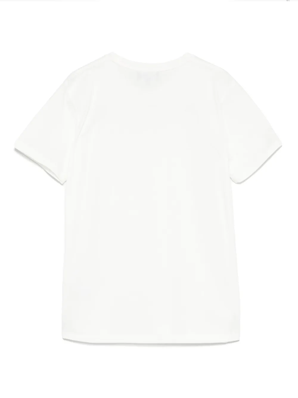 Emporio Armani Kids T-shirt met logoprint Wit