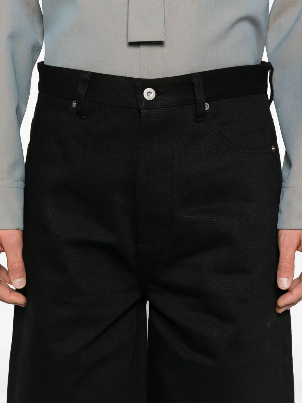 Jil Sander Denim Shorts | Black | FARFETCH Jil Sander Denim Shorts | Black | FARFETCH