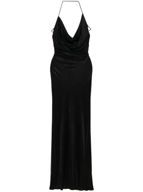 Elisabetta Franchi cowl-effect gown