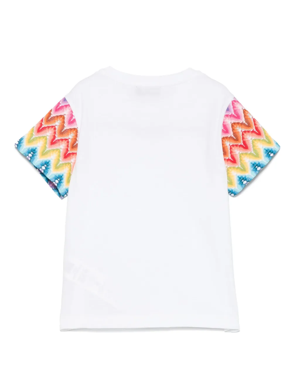 Missoni Kids T-shirt met geborduurd logo Wit