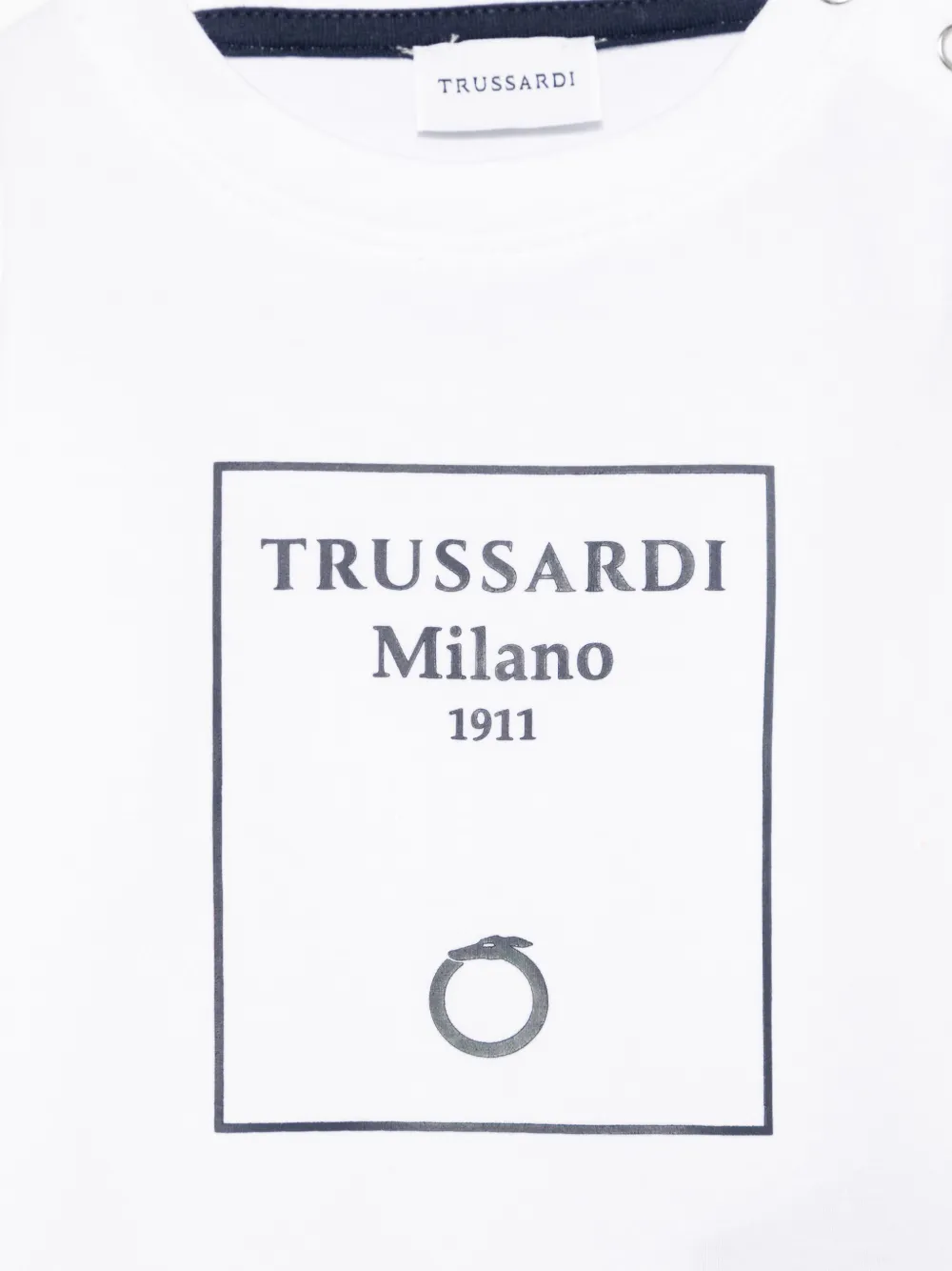 TRUSSARDI JUNIOR T-shirt met logoprint Wit