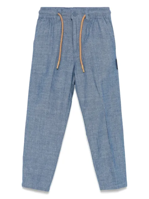 TRUSSARDI JUNIOR chambray trousers
