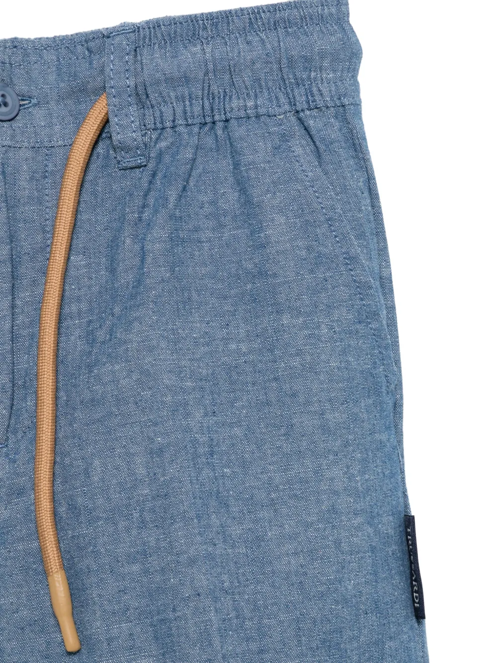TRUSSARDI JUNIOR Chambray broek Blauw