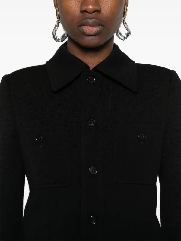 ジャケット Saint Laurent Cropped Jacket Saint Laurent Cropped Jacket | Black | FARFETCH