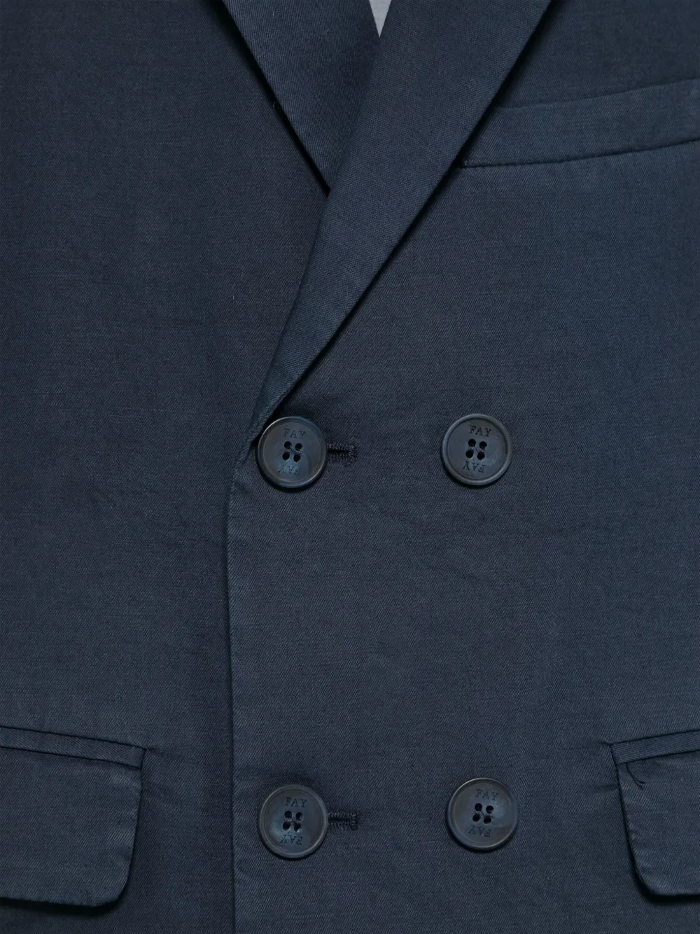 Fay Kids Blazer met dubbele rij knopen Blauw