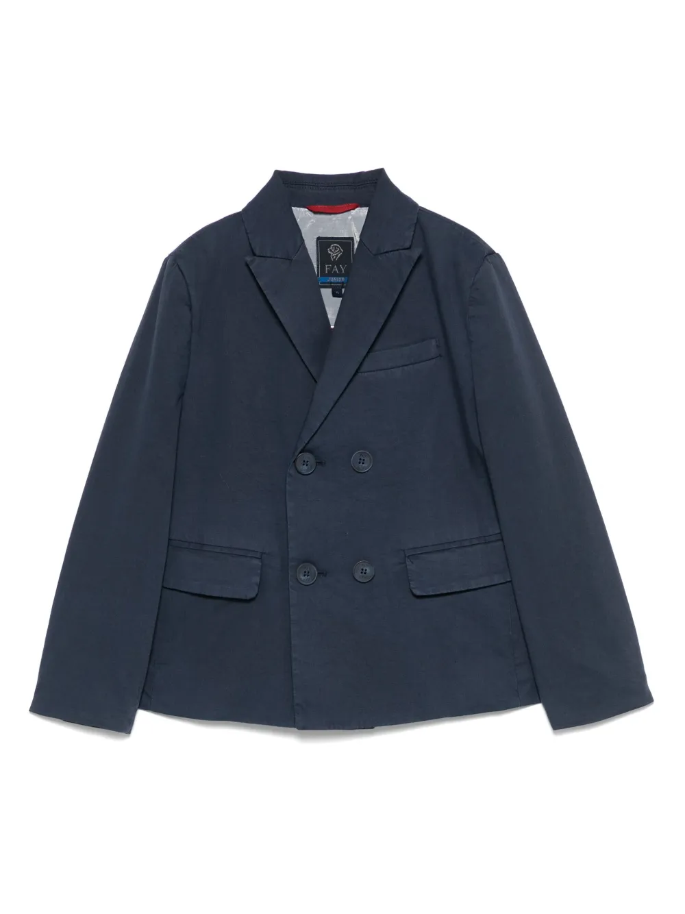 Fay Kids Blazer met dubbele rij knopen Blauw