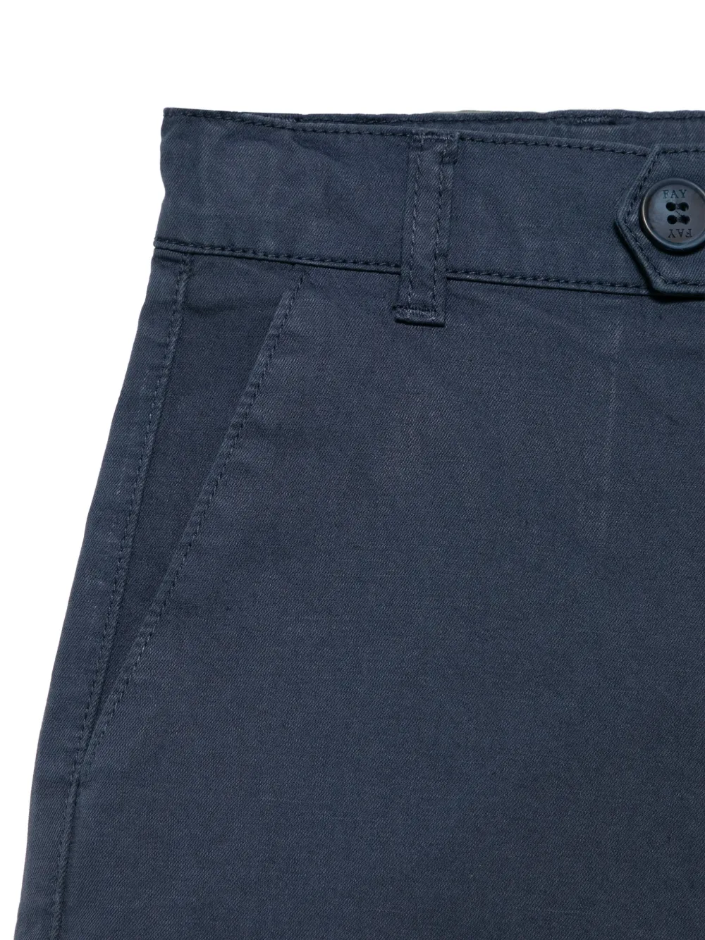 Fay Kids Twill shorts Blauw