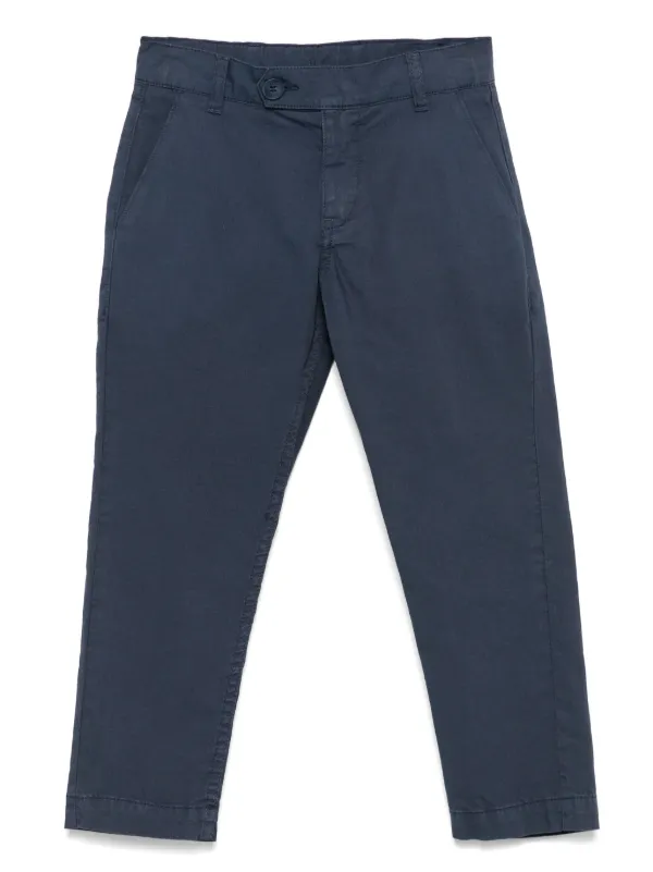 Fay Kids ツイル パンツ | ブルー | FARFETCH JP