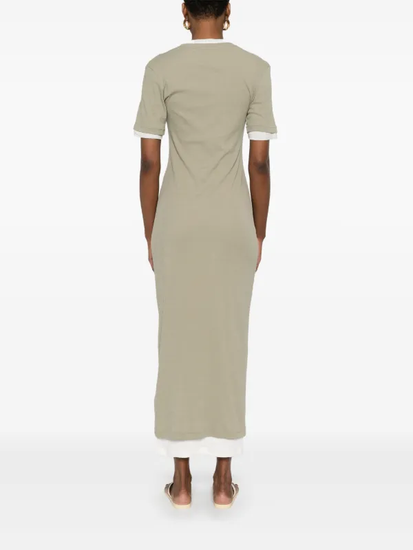 Jil Sander Cotton Midi Dresses (pack Of three) | Green