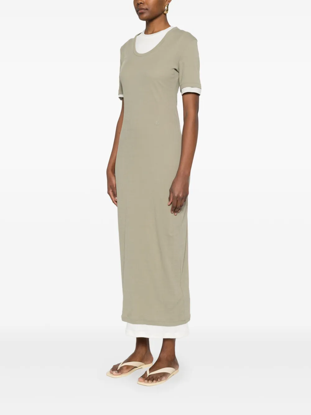 Jil Sander Drie katoenen midi-jurken Groen