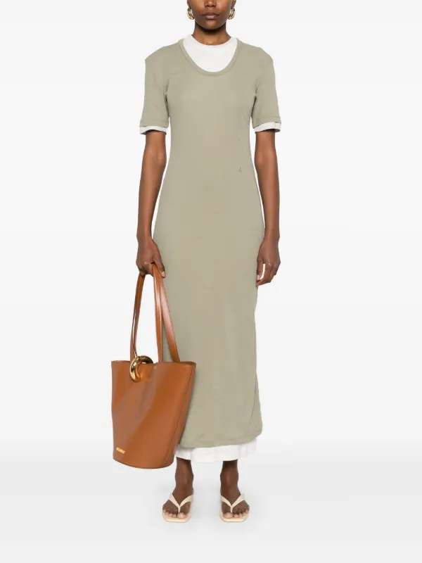 Jil Sander Cotton Midi Dresses (pack Of three) | Green