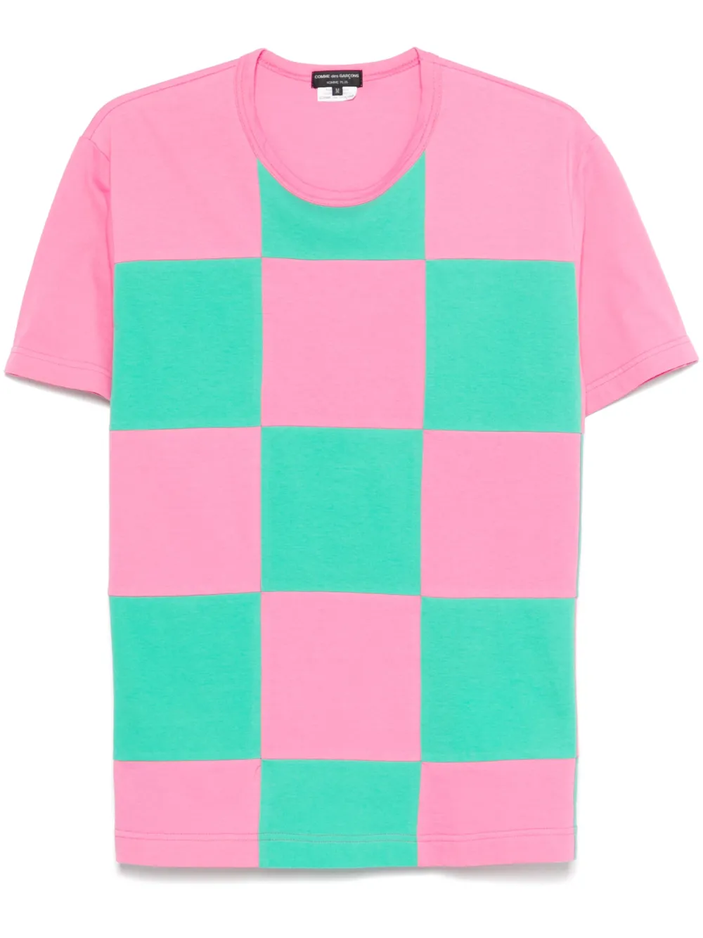 check-pattern T-shirt