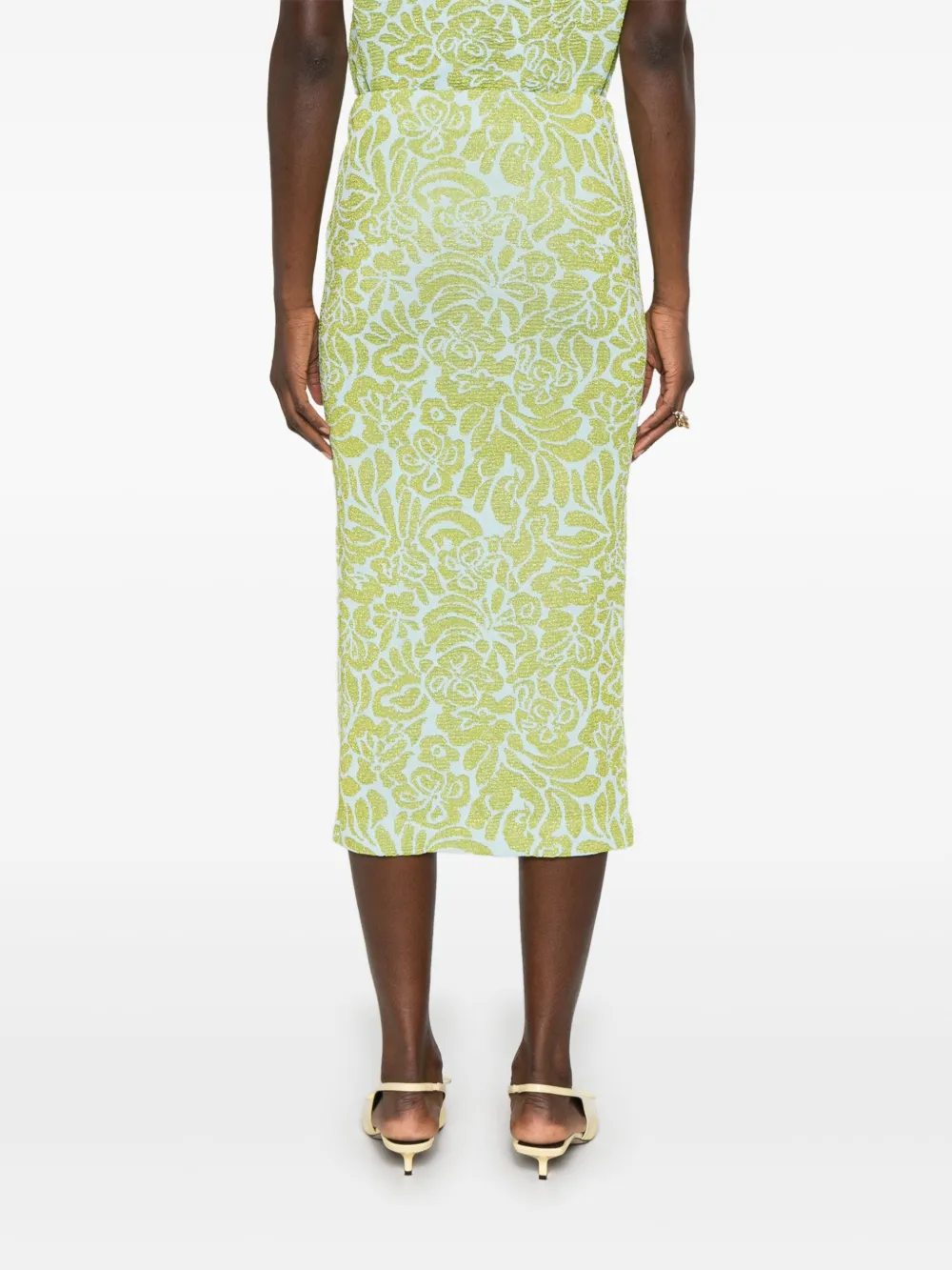 Essentiel Antwerp Halpaca midi-rok Groen