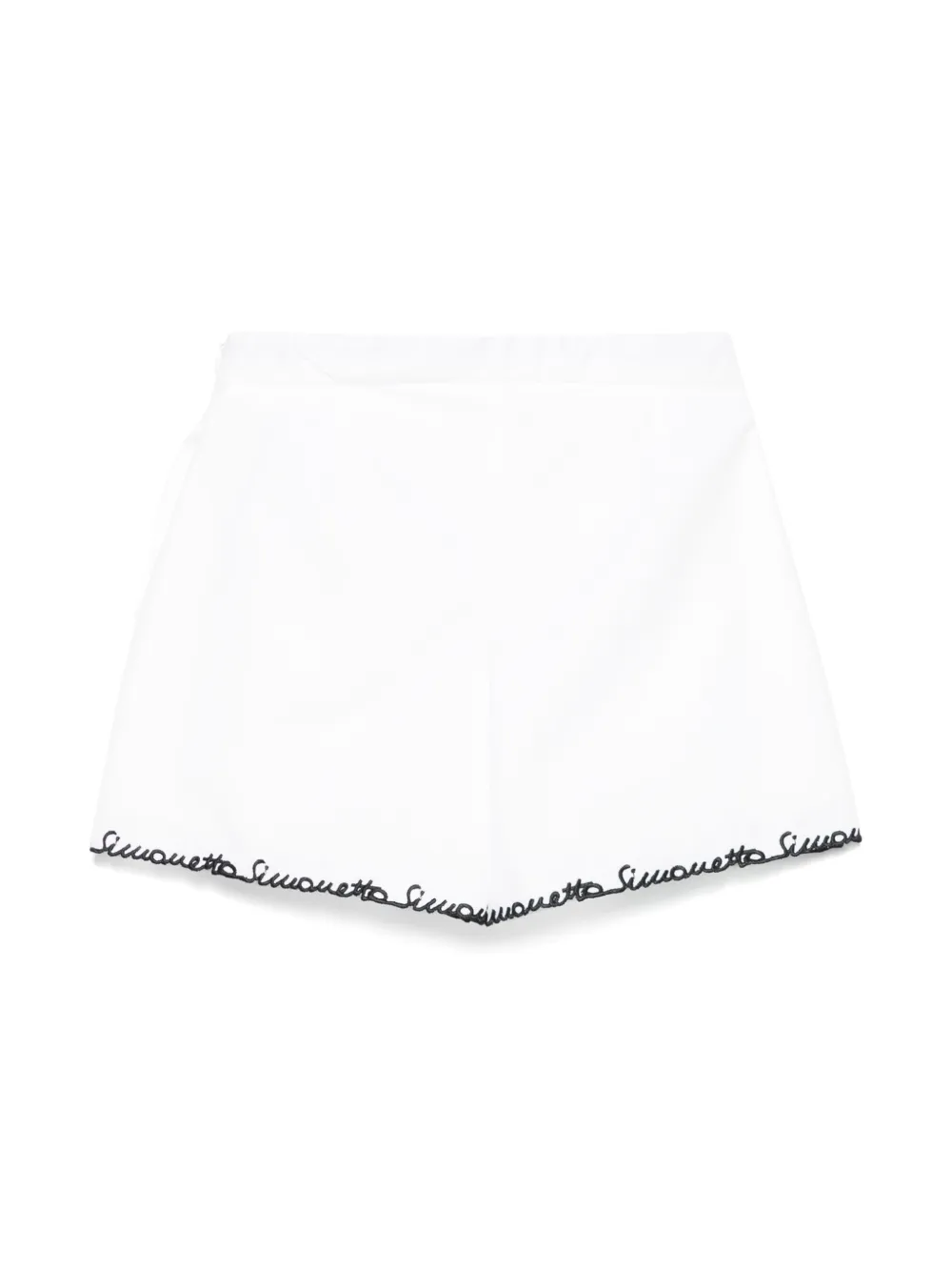 Simonetta logo-embroidered shorts | Girls Casual Shorts | Image 2