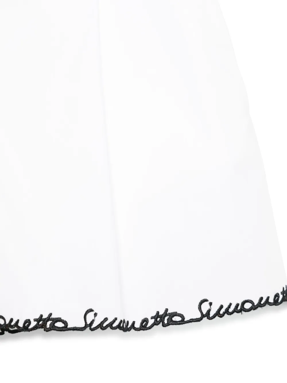 Simonetta Logo-embroidered Shorts In White