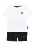 John Richmond Junior logo-print shorts set (set of two) - White