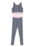 John Richmond Junior logo-print leggings set (set of two) - Black