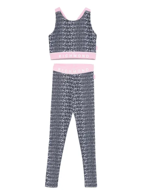 John Richmond Junior logo-print leggings set (set of two)