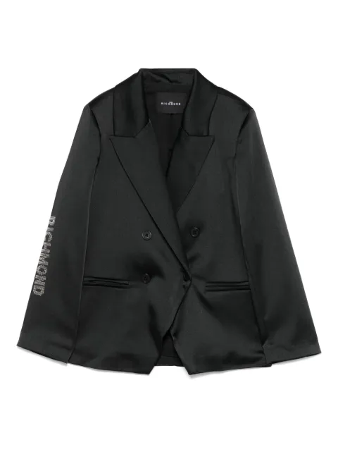 John Richmond Junior crystal-logo blazer