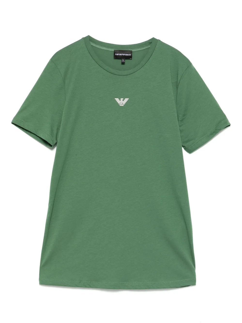 Emporio Ar i Kids T-shirt met logoprint Groen