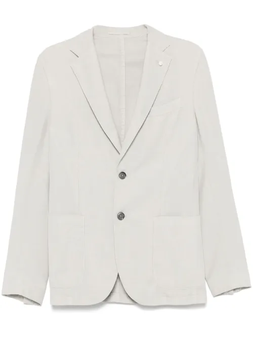 Blazer en coton - LUIGI BIANCHI MANTOVA - Modalova