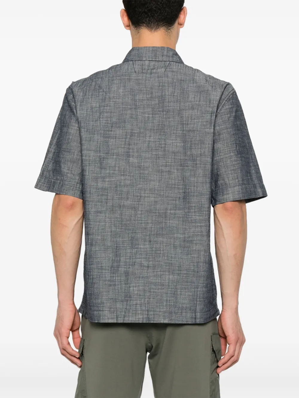 C.P. Company Overhemd met logopatch Blauw