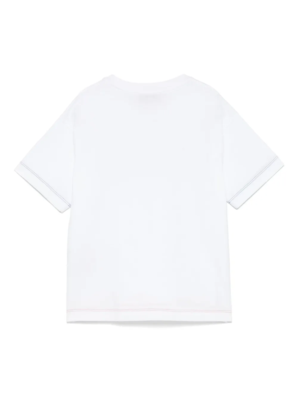 Missoni Kids T-shirt met logo-reliëf Wit