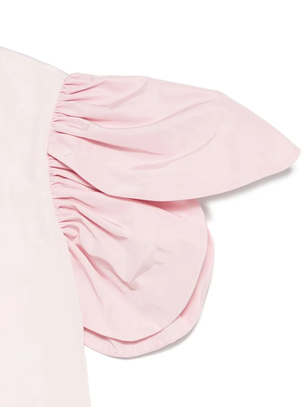 Stella McCartney Kids Shirt met bloemblaadjes op de mouw Roze