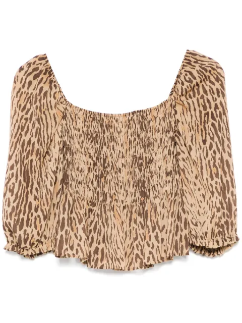 LIU JO top con animal print