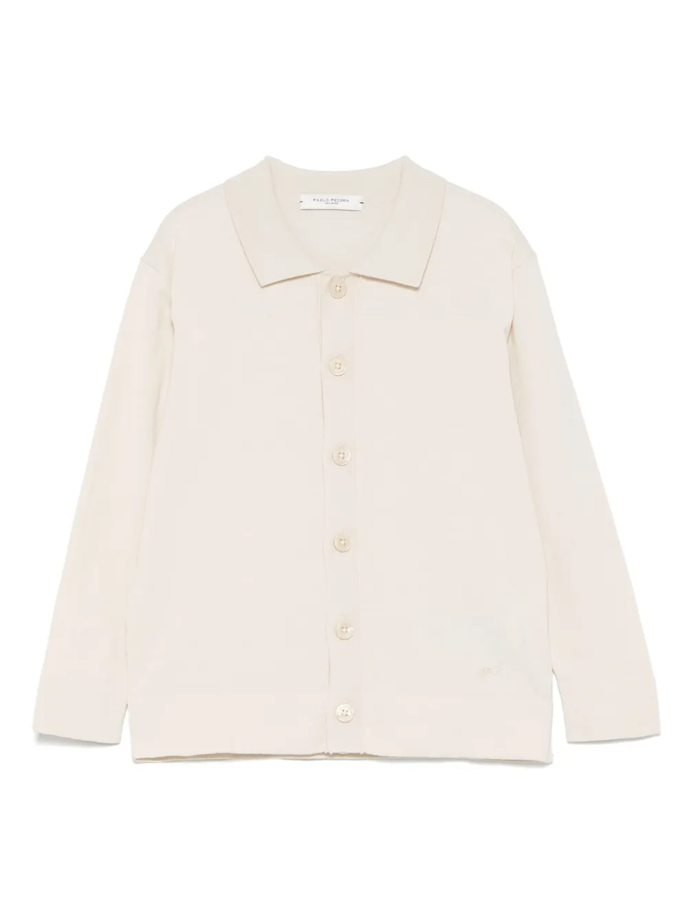 Paolo Pecora Kids Gebreid shirt Beige