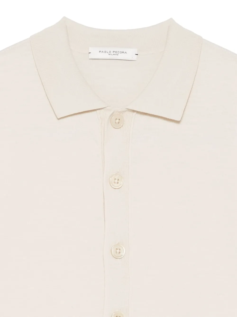 Paolo Pecora Kids Gebreid shirt Beige