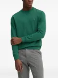 BOSS crew-neck sweatshirt - 343 VERDANT