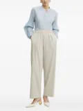 BOSS balloon-sleeve shirt - Blue