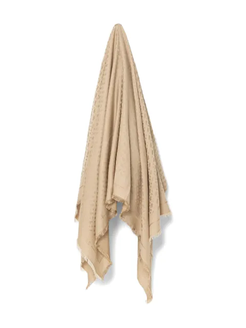 BOSS fringed scarf