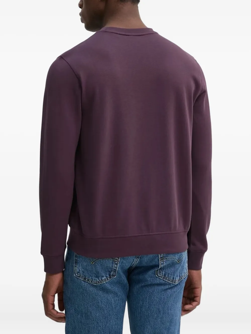 BOSS logo-patch crew-neck sweatshirt | Sweatshirts | Image 2