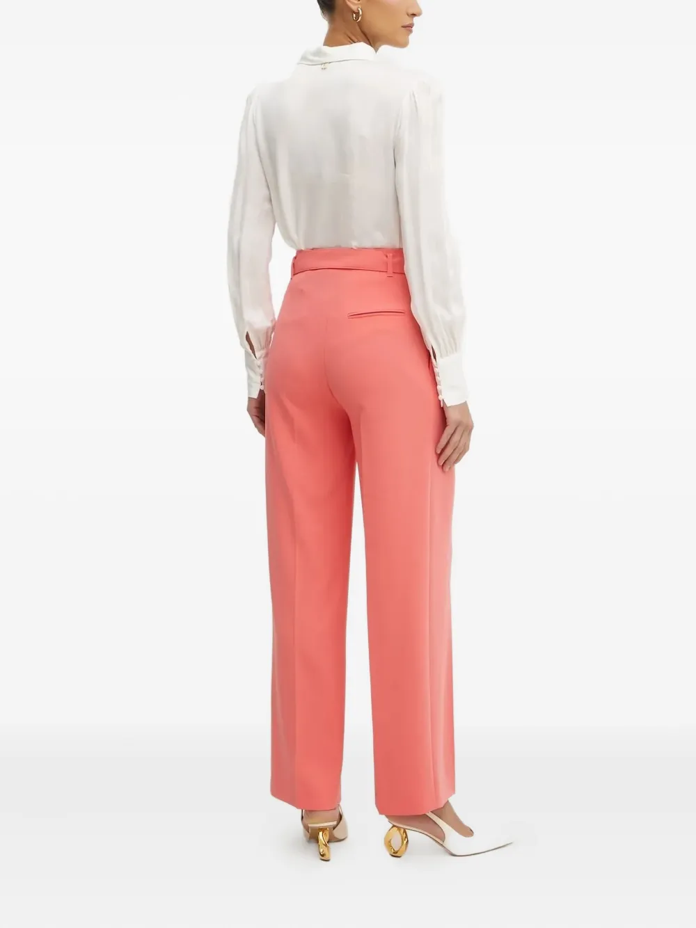 BOSS tie-waist trousers | High Waisted Pants | Image 2