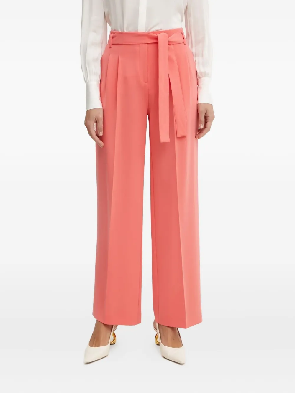 BOSS tie-waist trousers | Orange | Image 1