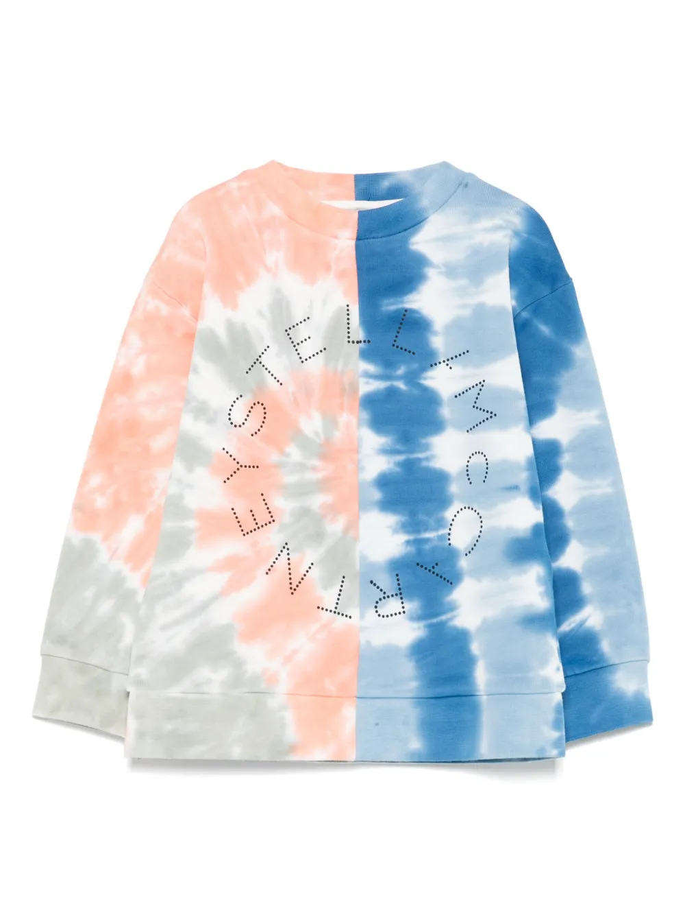 Stella McCartney Kids Sweater met tie-dye print Oranje