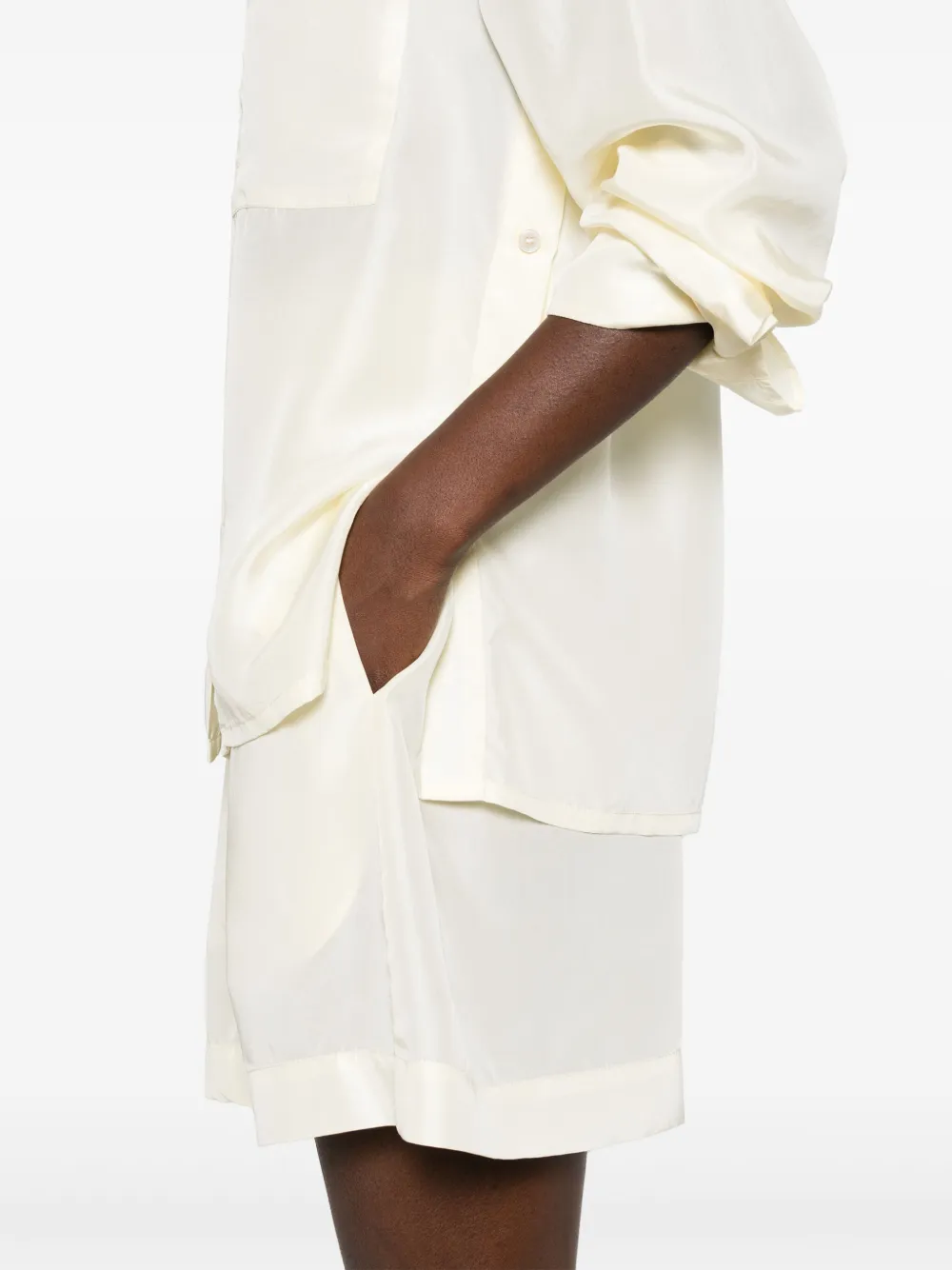 Shop Barena Venezia Gaspare Shorts In Neutrals