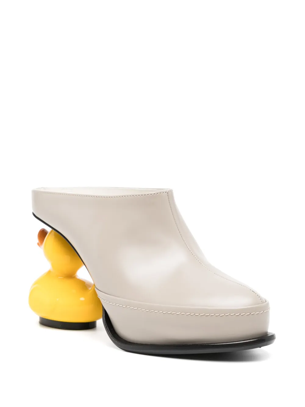 Maison MIHARA YASUHIRO duck-heel mules Grey