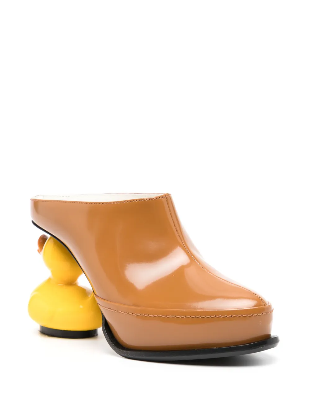Maison MIHARA YASUHIRO duck-heel mules Brown