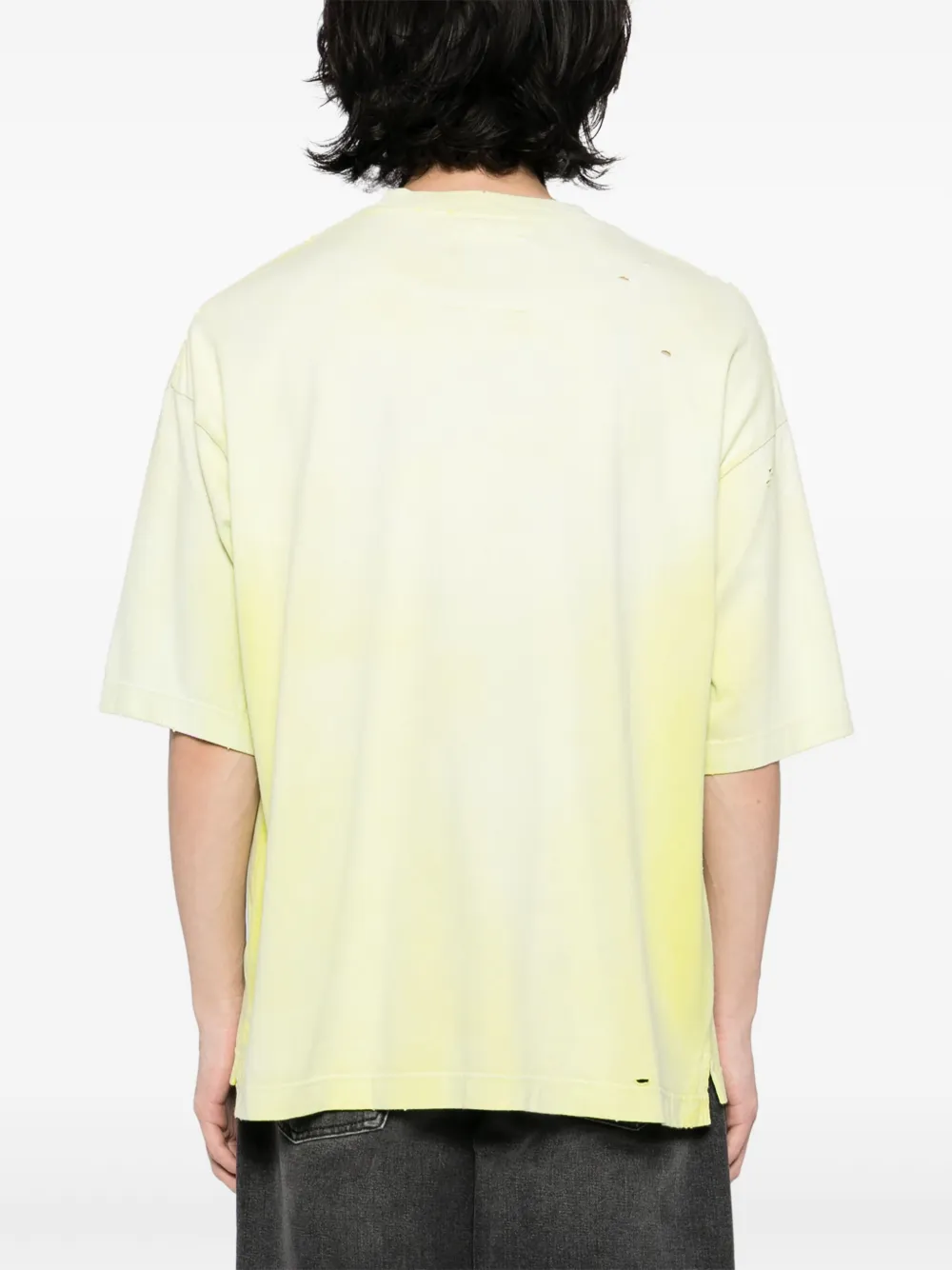 Maison MIHARA YASUHIRO Sun Faded Like T-shirt Geel